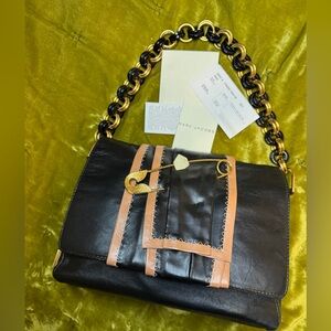 Vintage Y2K Marc Jacobs Stef Shoulder Bag Safety Pin Collection Fall 2009